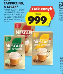 ALDI Nescafé Cappuccino ajánlat