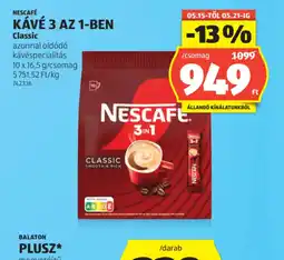 ALDI Nescafé Kávé 3 az 1-ben Classic ajánlat
