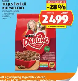 ALDI Darling Teljes Értékű Kutyaeledel ajánlat