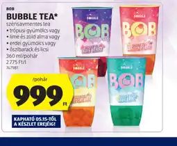 ALDI Bob Bubble Tea ajánlat