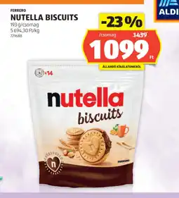 ALDI Ferrero Nutella Biscuits ajánlat