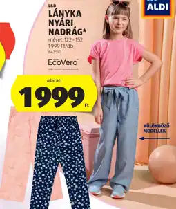 ALDI Lányka nyári nadrág ajánlat