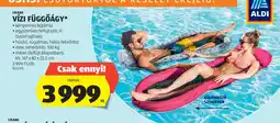 ALDI Crane Vízi Függőágy ajánlat