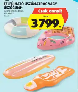 ALDI Crane Felfújhat úszmatrac vagy úszgumi ajánlat