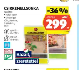 ALDI Csirkemellsonka ajánlat