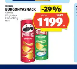 ALDI Pringles Burgonyasnack ajánlat