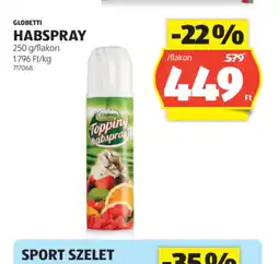 ALDI Globetti Habspray ajánlat