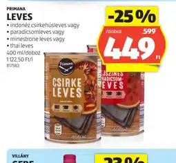 ALDI Primana Leves ajánlat