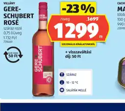 ALDI Gere-Schubert Rosé ajánlat