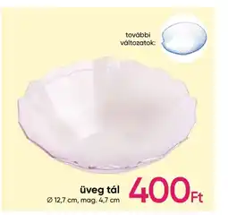 Pepco Üveg tál ajánlat