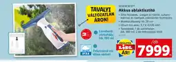 Lidl SILVERCREST® Akkus ablaktisztító ajánlat