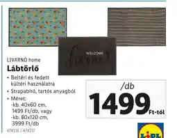 Lidl LIVARNO home Lábtörlő ajánlat
