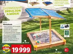 Lidl Playtive Homokozó ajánlat