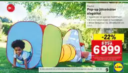 Lidl Playtive Pop-up játszósátor alagúttal ajánlat