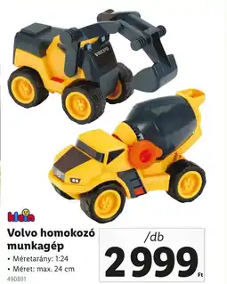 Lidl Volvo homokozó munkagép ajánlat