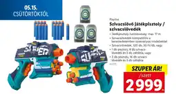 Lidl Playtive Szivacslövő játékpisztoly / szivacslövedék ajánlat