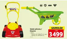 Lidl Játék talicska / fűnyíró ajánlat