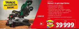 Lidl PARKSIDE Bütüző- és gérvágó fűrész ajánlat