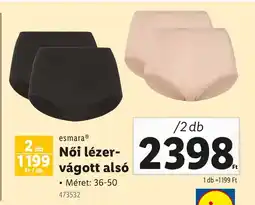 Lidl esmaraⓇ Női lézer- vágott alsó ajánlat