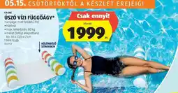 ALDI CRANE Úszó vízi függőágy ajánlat