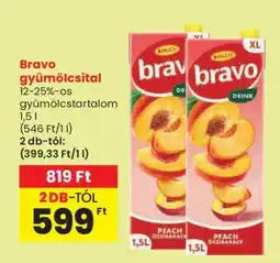 Spar Bravo gyümölcsital ajánlat