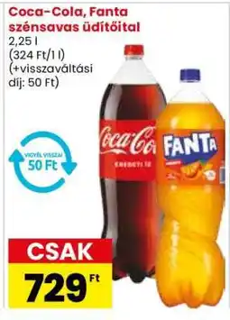 Spar Market Coca-Cola, Fanta szénsavas üdítőital ajánlat