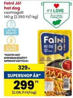 Spar Market FALNI JÓ! HOT DOG ajánlat