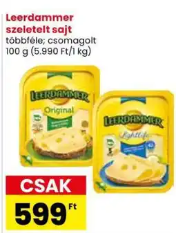 Spar Market Leerdammer szeletelt sajt ajánlat