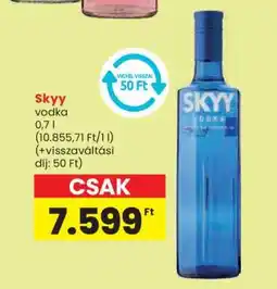 Spar Skyy vodka ajánlat