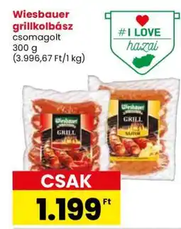 Spar Market Wiesbauer Grillkolbász ajánlat