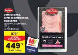 Spar Regnum Sertéssonka, sertéscombonka, sült sonka ajánlat