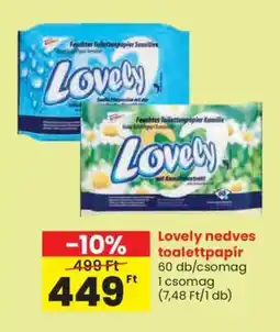 Spar Lovely nedves toalettpapír ajánlat
