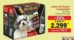 Spar Julius-K9 12 pack kutyaeledel ajánlat