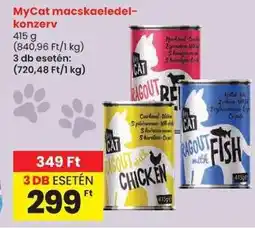 Spar MyCat macskaeledel-konzervek ajánlat