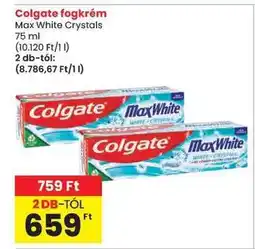 Spar Colgate fogkrém Max White Crystals ajánlat