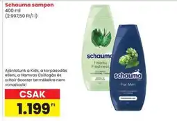 Spar SCHAUMA Sampon ajánlat