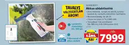 Lidl SILVERCREST Akkus ablaktisztító ajánlat