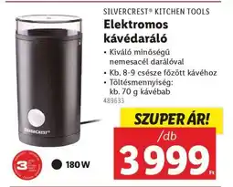 Lidl SILVERCREST Elektromos kávédaráló ajánlat