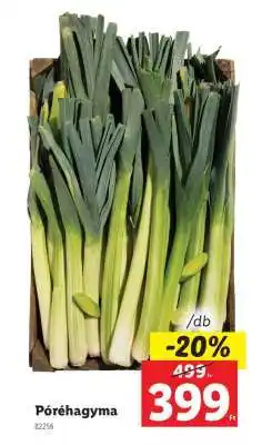 Lidl Póréhagyma ajánlat