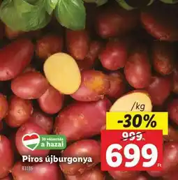 Lidl Piros újburgonya ajánlat