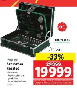 Lidl PARKSIDE Szerszámkészlet ajánlat