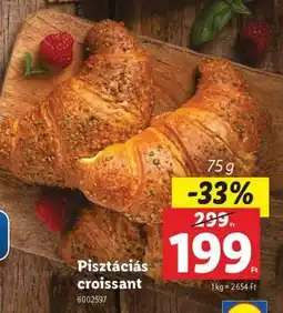 Lidl Pisztáciás croissant ajánlat