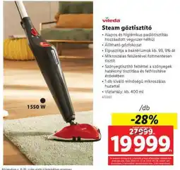 Lidl Vileda Steam gőztisztító ajánlat
