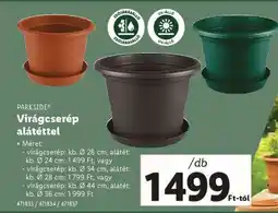 Lidl PARKSIDE Virágcserép alátéttel ajánlat