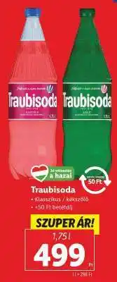Lidl Traubisoda ajánlat
