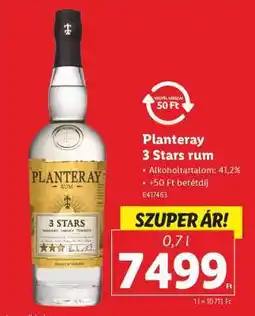 Lidl Planteray 3 Stars rum ajánlat