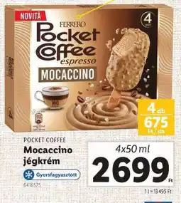 Lidl Pocket Coffee Mocaccino jégkrém ajánlat