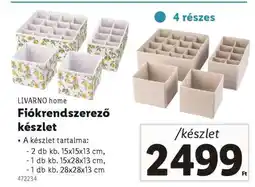 Lidl LIVARNO HOME Fiókrendszerező készlet ajánlat