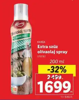 Lidl Kania Extra szűz olívaolaj spray ajánlat