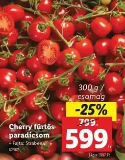 Lidl Cherry fürtös paradicsom ajánlat